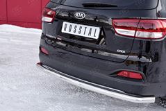 Защита заднего бампера D63 секция для Kia Sorento Prime CRDI 2015