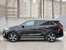 Пороги труба D63 (вариант 3) для Kia Sorento Prime CRDI 2015