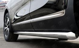 Пороги труба D63 (вариант 1) для Kia Sorento Prime CRDI 2015