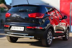 Защита заднего бампера D63 (дуга) D42 (дуга) для Kia Sportage 2010-2015