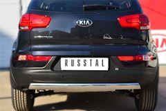 Защита заднего бампера D75х42 (дуга) для Kia Sportage 2010-2015