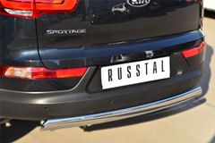 Защита заднего бампера D75х42 (дуга) для Kia Sportage 2010-2015