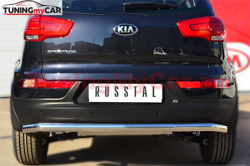 Защита заднего бампера D63 (секции) для Kia Sportage 2010-2015