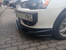 Накладка Zodiak на передний бампер Mitsubishi Lancer 10