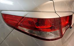 Накладки на задние фонари (реснички) узкие для KIA RIO III 2015+