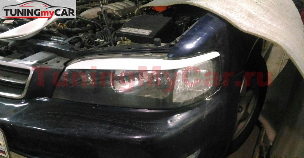 Реснички (накладки) на фары Honda Saber / Inspire UA1,2,3 1995-1998