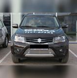 Накладка на решетку бампера (полоска) для Suzuki Grand Vitara 3дв, 5дв 2012-
