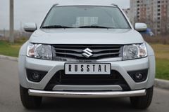 Защита переднего бампера D76(дуга) для Suzuki Grand Vitara 3дв 2012-