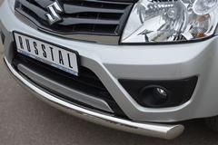 Защита переднего бампера D76(дуга) для Suzuki Grand Vitara 3дв 2012-