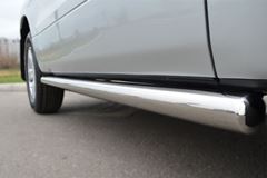 Пороги труба D63 (вариант 3) для Suzuki Grand Vitara 3дв 2012-