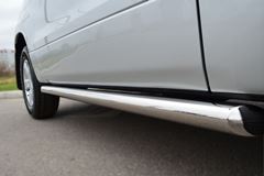 Пороги труба D63 (вариант 1) для Suzuki Grand Vitara 3дв 2012-