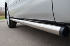 Пороги труба D63 (вариант 2) для Suzuki Grand Vitara 3дв 2012-