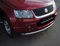 Защита переднего бампера D76 для Suzuki Grand Vitara 5дв 2008-2011