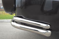 Защита заднего бампера уголки D63/42 для Suzuki Grand Vitara 5дв 2012-