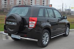 Защита заднего бампера уголки D63 для Suzuki Grand Vitara 5дв 2012-