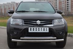 Защита переднего бампера D63/42(дуга) для Suzuki Grand Vitara 5дв 2012-