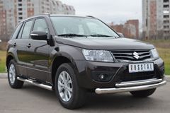 Защита переднего бампера D76/42(дуга) для Suzuki Grand Vitara 5дв 2012-