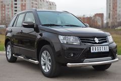 Защита переднего бампера D76(дуга) для Suzuki Grand Vitara 5дв 2012-