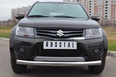 Защита переднего бампера D76(дуга) для Suzuki Grand Vitara 5дв 2012-