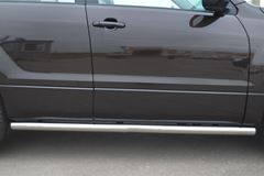 Пороги труба D63 (вариант 3) для Suzuki Grand Vitara 5дв 2012-