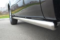 Пороги труба D63 (вариант 3) для Suzuki Grand Vitara 5дв 2012-