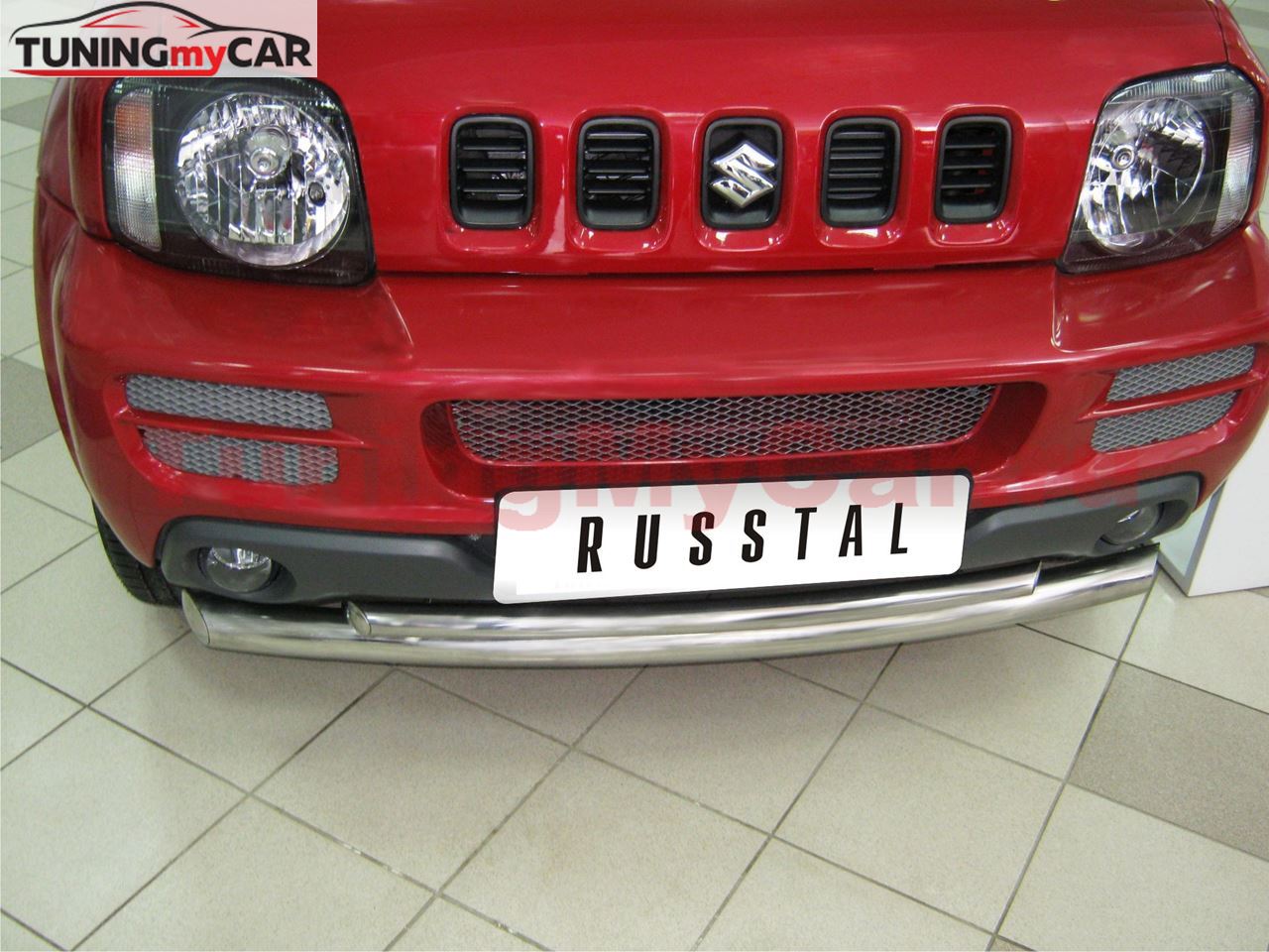 Защита переднего бампера D63/42 (дуга) для Suzuki Jimny 2005-2012