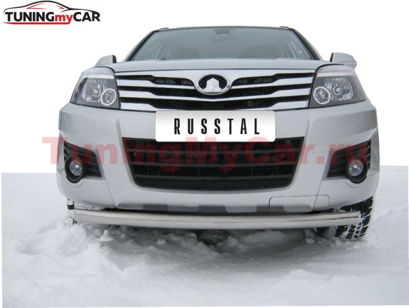 Защита переднего бампера D63 (дуга) для Great Wall Hover H3 2010-2013