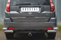 Защита заднего бампера уголки D63 D63 для Great Wall Hover H3 2010-2013
