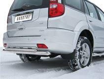 Защита заднего бампера D63/42 (дуга) для Great Wall Hover H3 2010-2013