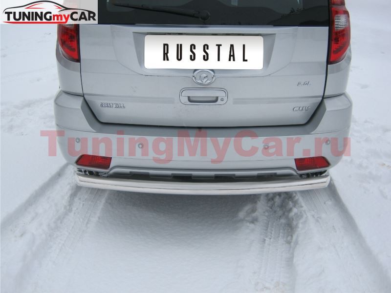 Защита заднего бампера D63 (дуга) для Great Wall Hover H3 2010-2013