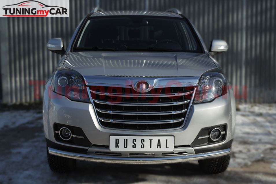 Защита переднего бампера D63 (дуга) для Great Wall Hover H3 2014-