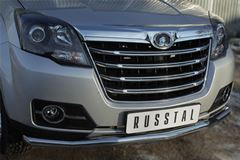 Защита переднего бампера D63 (волна) (Турбодизель) для Great Wall Hover H3 2014-