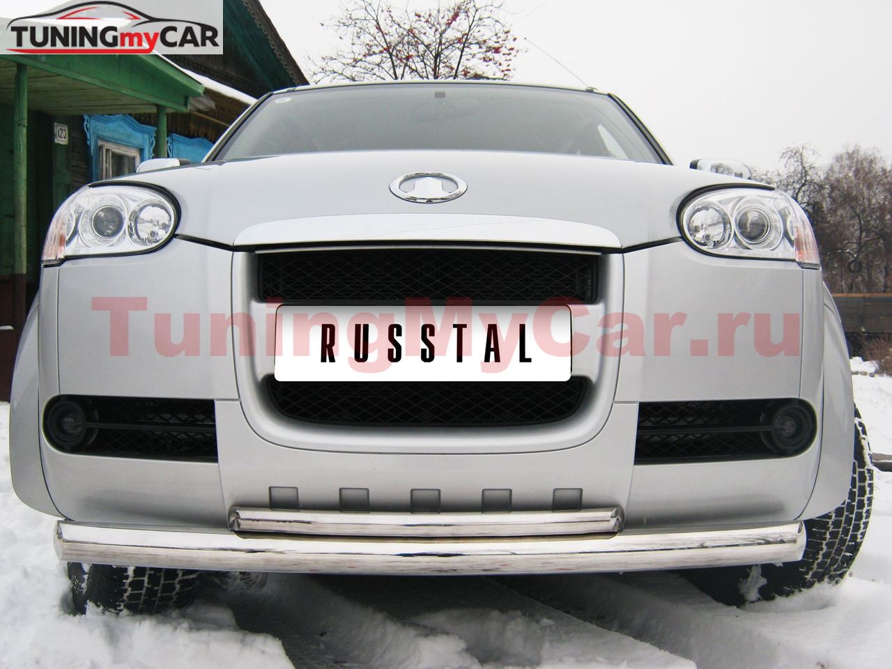 Защита переднего бампера D76/42 (дуга) для Great Wall Wingle 3 2010