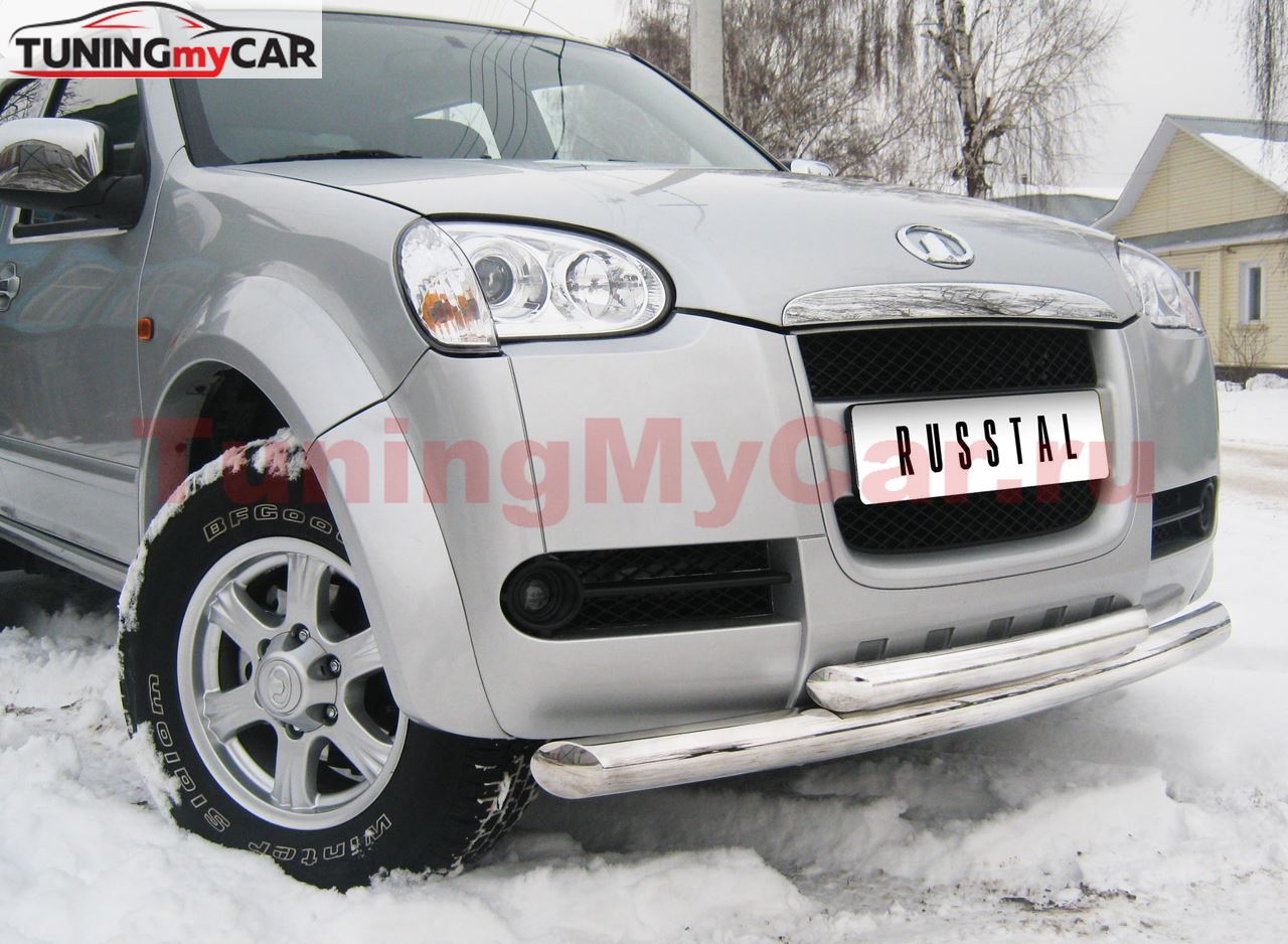 Защита переднего бампера D76/63 (дуга) для Great Wall Wingle 3 2010