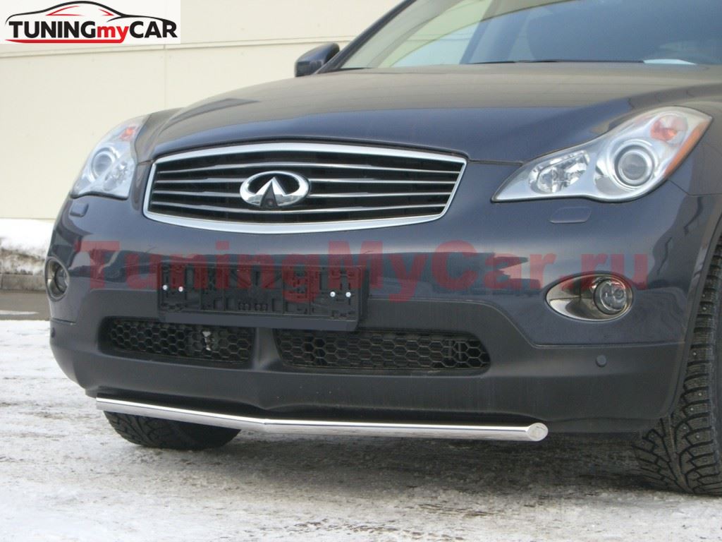 Защита переднего бампера D42 для Infiniti EX35 2007-