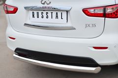 Защита заднего бампера D76 (дуга) для Infiniti JX35-QX60 2013-