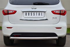 Защита заднего бампера D63 (дуга) для Infiniti JX35-QX60 2013-