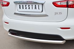Защита заднего бампера D63 (дуга) для Infiniti JX35-QX60 2013-