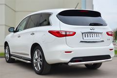 Защита заднего бампера D63 (дуга) для Infiniti JX35-QX60 2013-