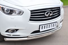 Защита переднего бампера D63 (секции) D42 (дуга) для Infiniti JX35-QX60 2013-