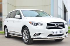 Защита переднего бампера D63 (секции) D42 (дуга) для Infiniti JX35-QX60 2013-