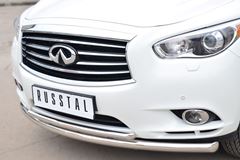 Защита переднего бампера D63 (дуга) D42 (дуга) для Infiniti JX35-QX60 2013-
