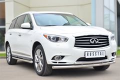 Защита переднего бампера D63 (дуга) D42 (дуга) для Infiniti JX35-QX60 2013-