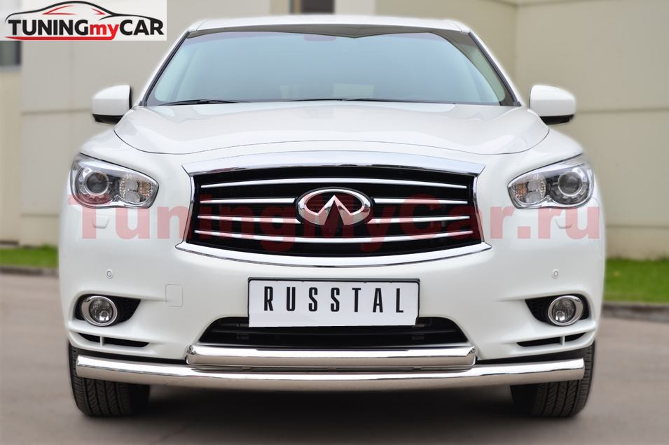 Защита переднего бампера D76 (дуга) D63 (дуга) для Infiniti JX35-QX60 2013-
