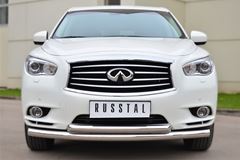 Защита переднего бампера D76 (дуга) D63 (дуга) для Infiniti JX35-QX60 2013-