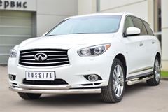 Защита переднего бампера D76 (дуга) D63 (дуга) для Infiniti JX35-QX60 2013-