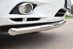 Защита переднего бампера D63 (секции) для Infiniti JX35-QX60 2013-