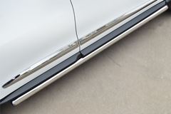 Пороги труба D63 (Вариант 3) для Infiniti JX35-QX60 2013-