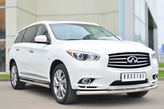 Пороги труба D63 (Вариант 3) для Infiniti JX35-QX60 2013-