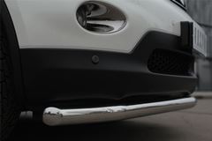 Защита переднего бампера D63 (секции) для Infiniti QX50 2014-